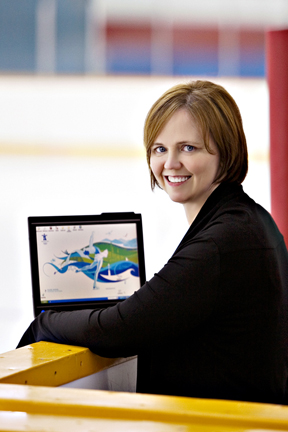 Patricia at the Boards